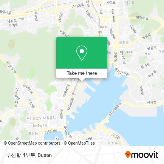 부산항 4부두 map