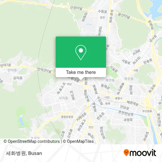 세화병원 map