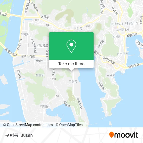구평동 map
