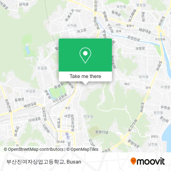 부산진여자상업고등학교 map