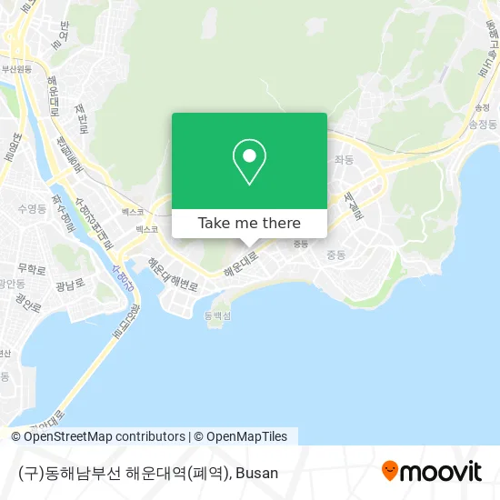 (구)동해남부선 해운대역(폐역) map