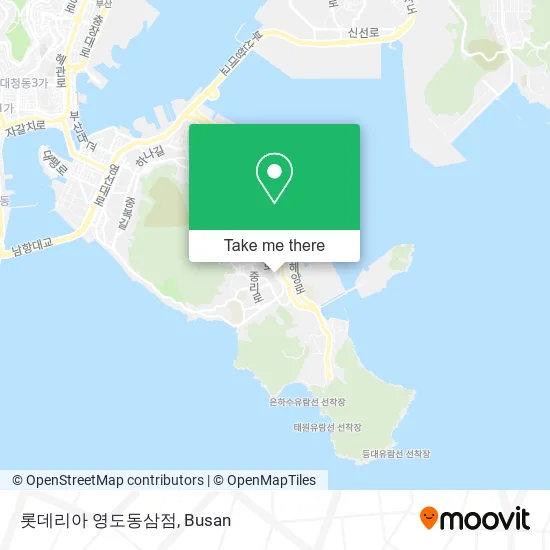 롯데리아 영도동삼점 map