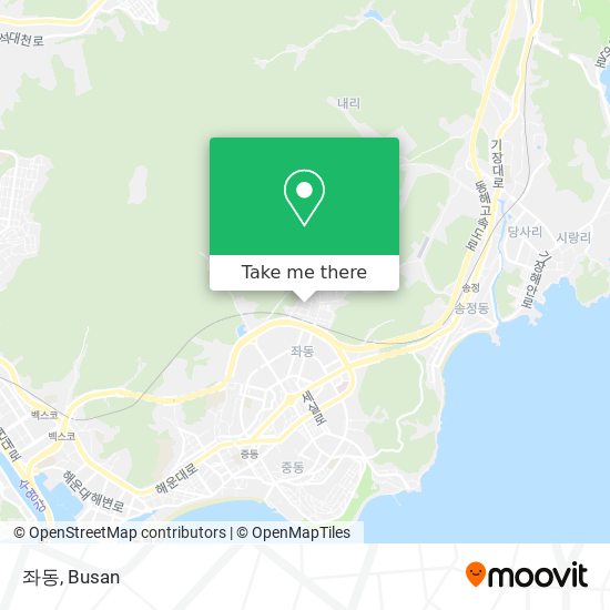 좌동 map