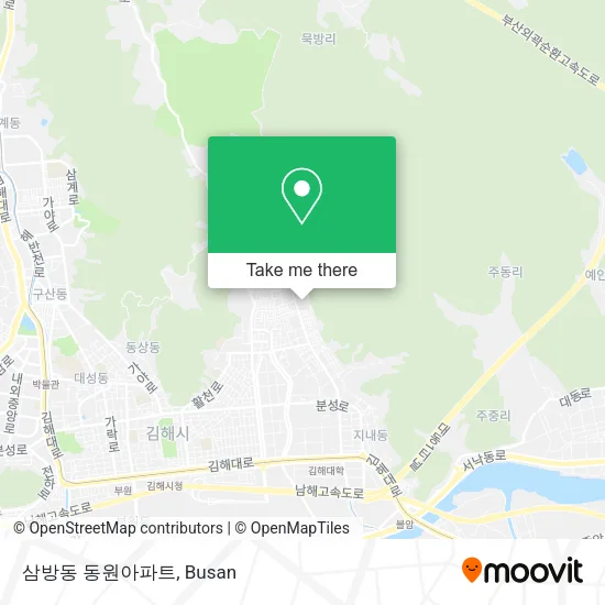 삼방동 동원아파트 map