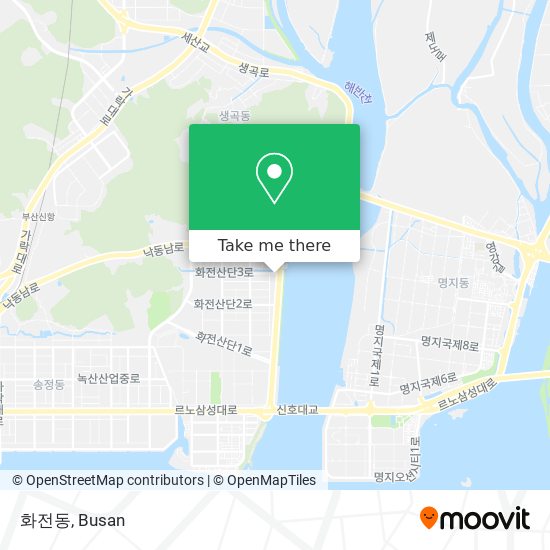 화전동 map