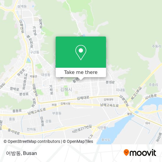 어방동 map