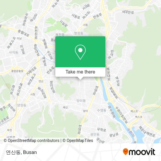 연산동 map