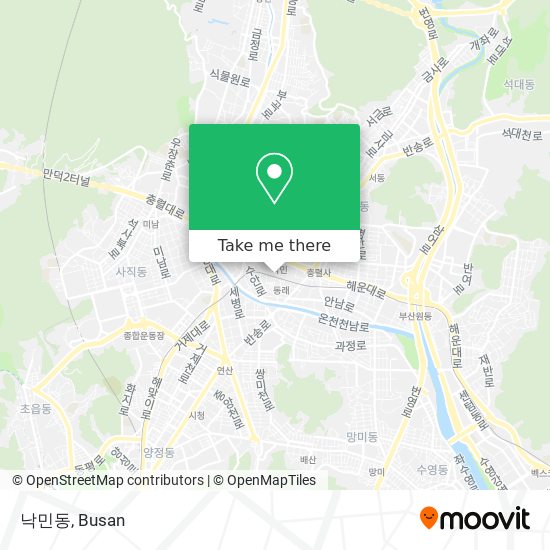 낙민동 map
