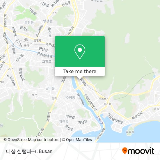 더샵 센텀파크 map