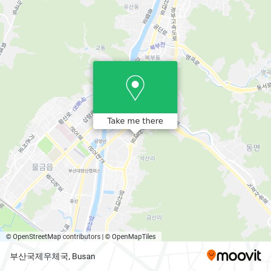 부산국제우체국 map