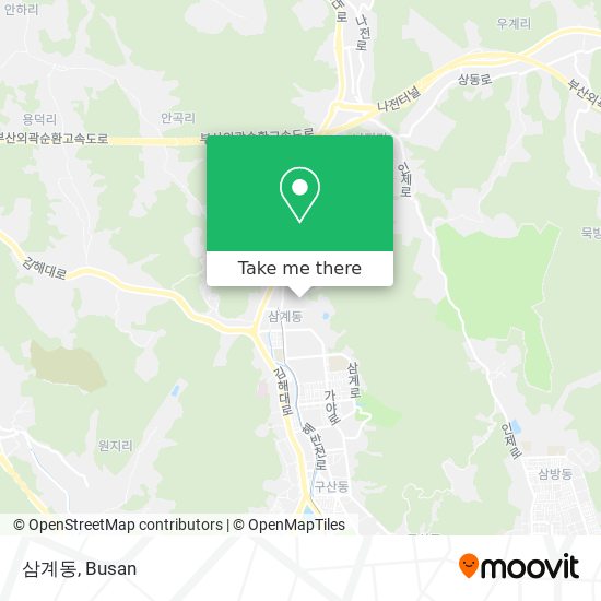 삼계동 map