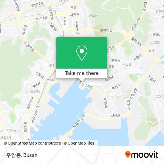우암동 map