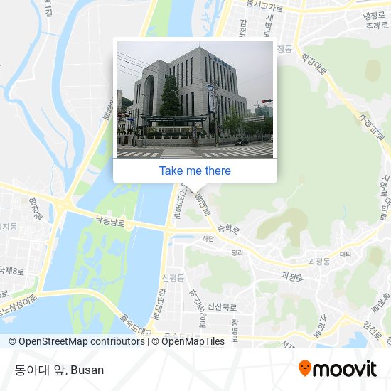 동아대 앞 map