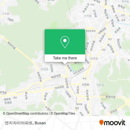 연지자이아파트 map