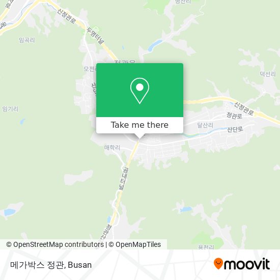 메가박스 정관 map