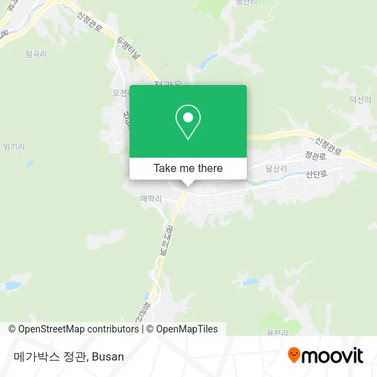 메가박스 정관 map