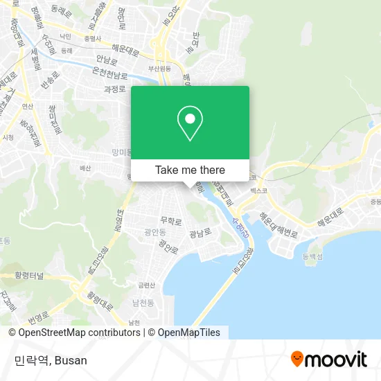민락역 map