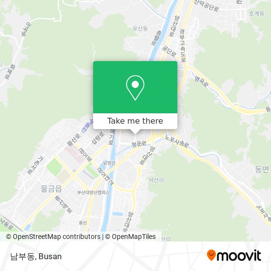 남부동 map