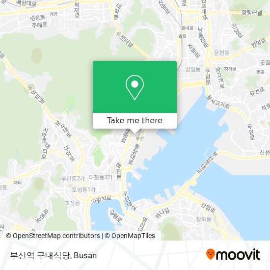 부산역 구내식당 map