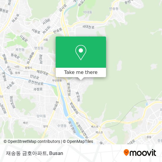 재송동 금호아파트 map
