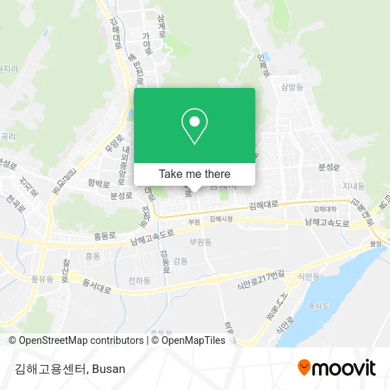 김해고용센터 map