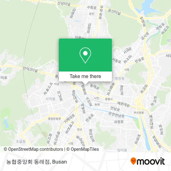 농협중앙회 동래점 map