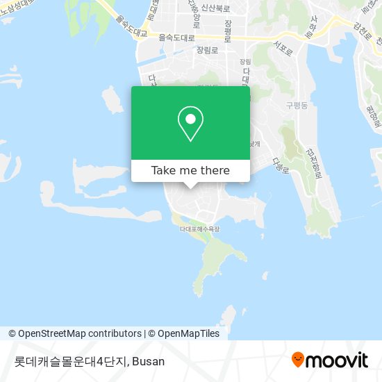 롯데캐슬몰운대4단지 map