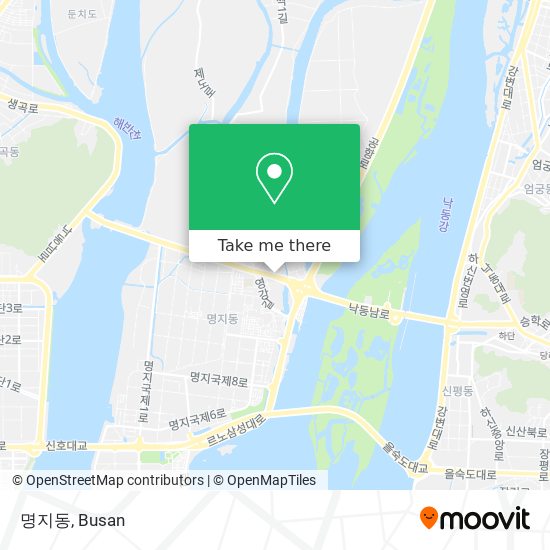 명지동 map