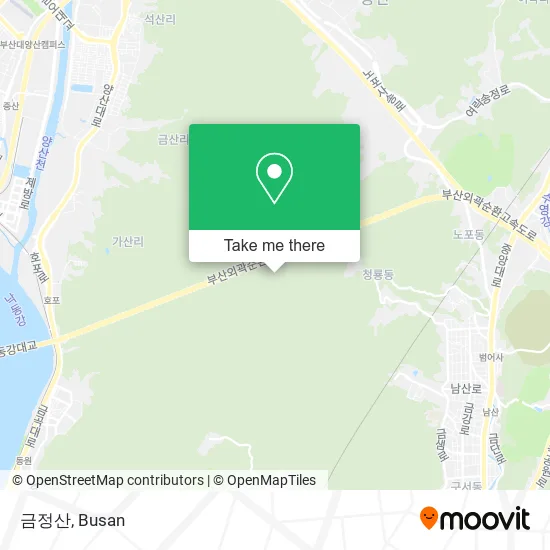금정산 map