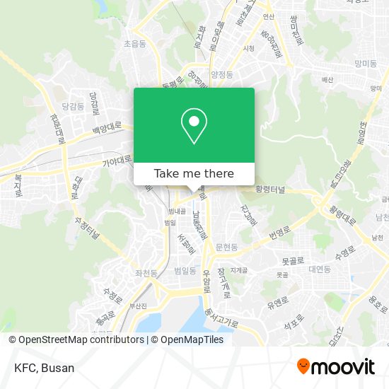 KFC map