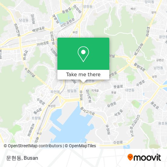 문현동 map