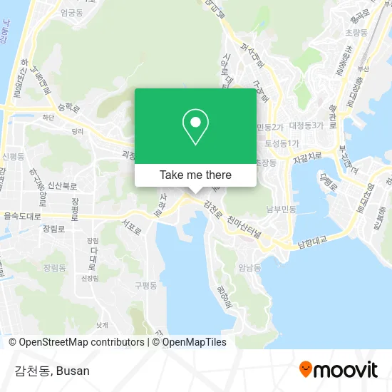 감천동 map