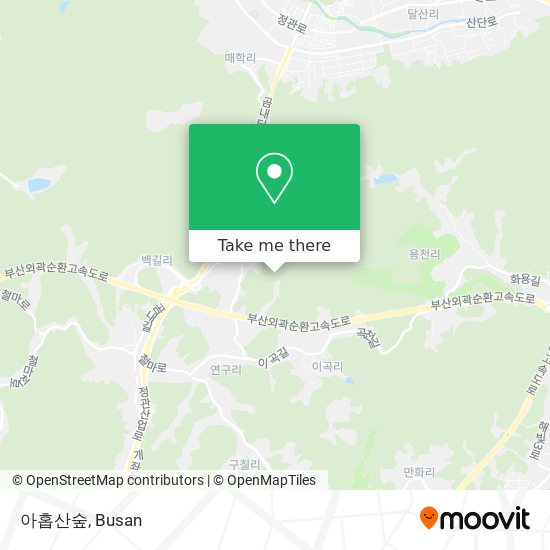 아홉산숲 map