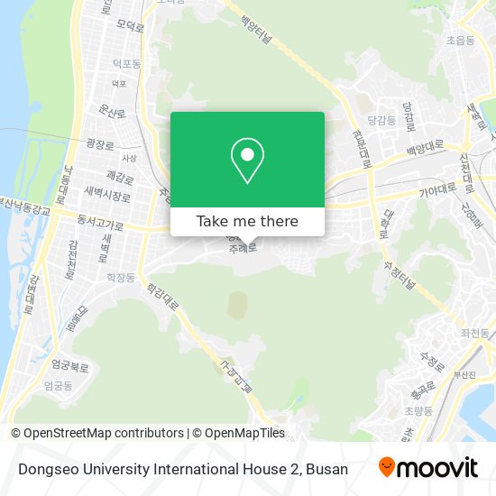 Dongseo University International House 2 map