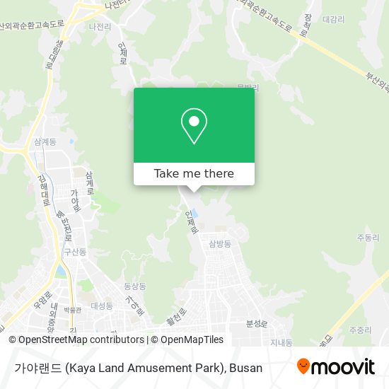 가야랜드 (Kaya Land Amusement Park) map