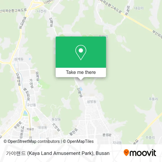 가야랜드 (Kaya Land Amusement Park) map