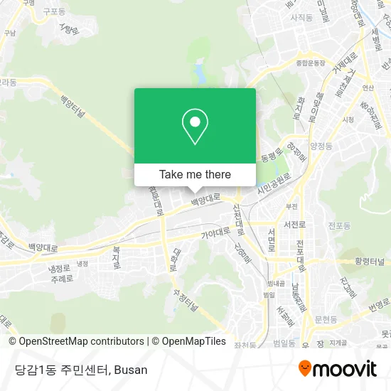 당감1동 주민센터 map