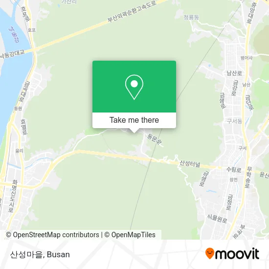 산성마을 map