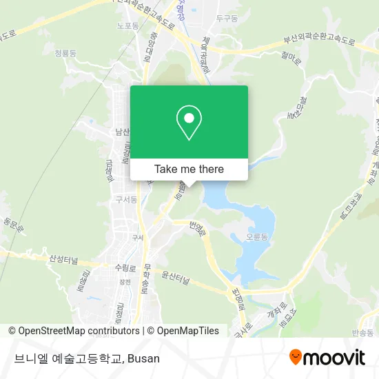 브니엘 예술고등학교 map