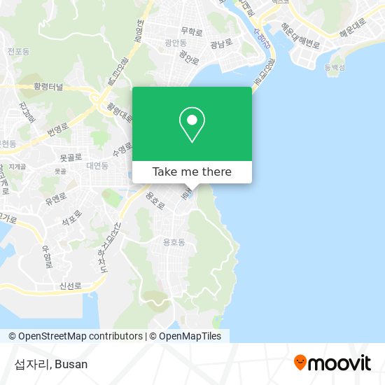 섭자리 map