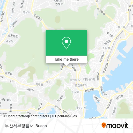 부산서부경찰서 map