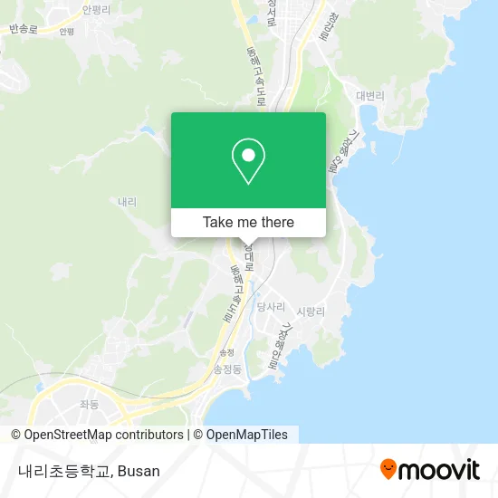 내리초등학교 map
