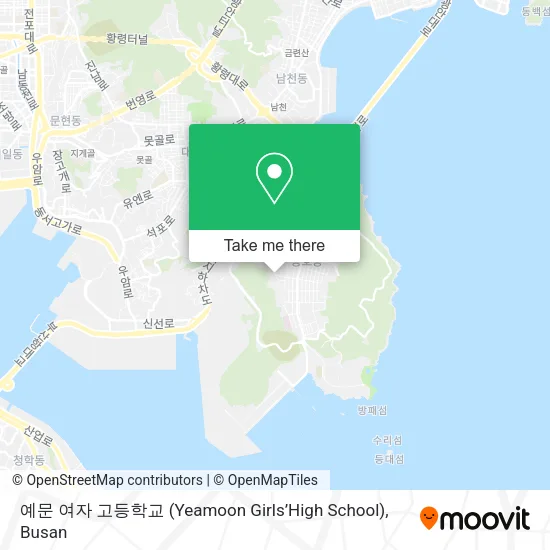 예문 여자 고등학교 (Yeamoon Girls’High School) map