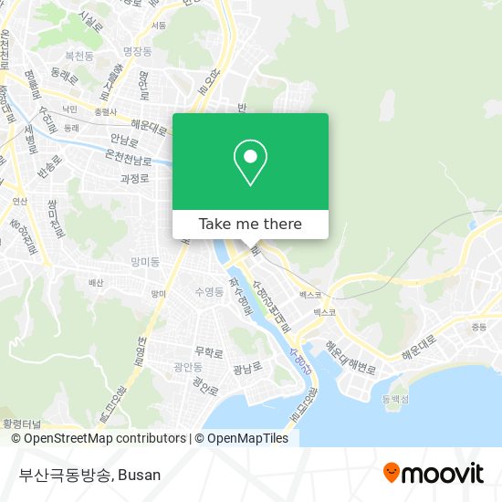 부산극동방송 map