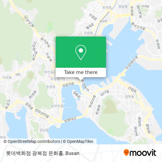 롯데백화점 광복점 문화홀 map