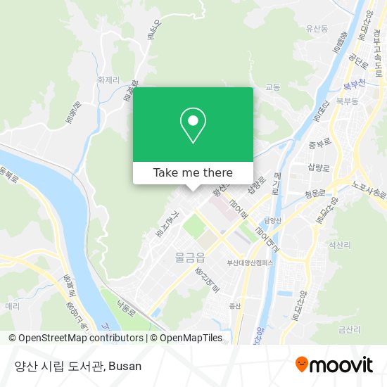 양산 시립 도서관 map