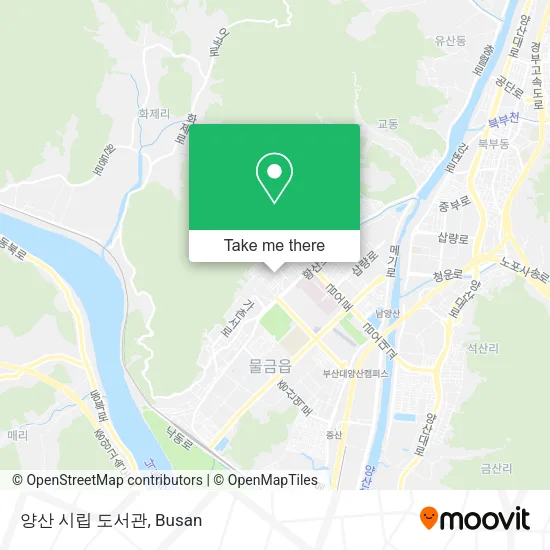 양산 시립 도서관 map