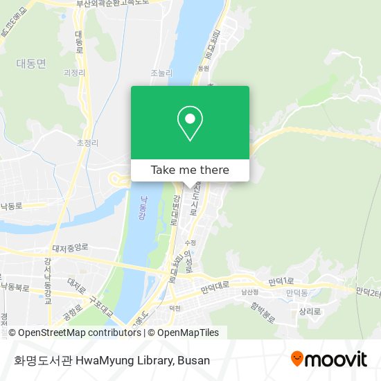 화명도서관 HwaMyung Library map