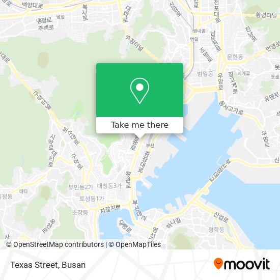 Texas Street map