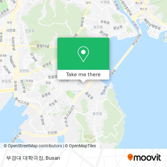 부경대 대학극장 map